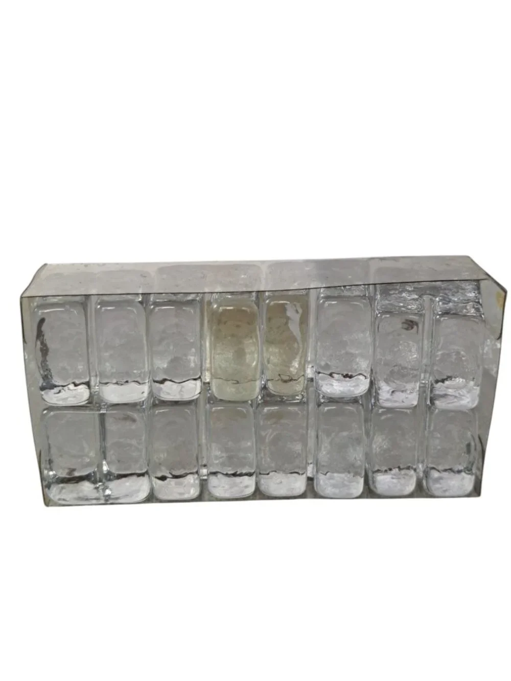 Pottery Barn Placecard Holders Clear Glass Cubes Wedding Shower Display Set 8